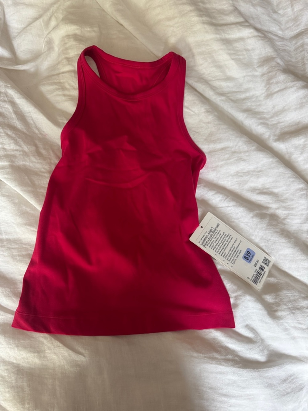 lululemon athletica Women's Sleeveless Racerback Tank - Fuchsia